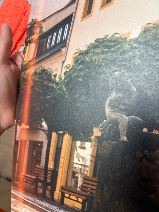 Wandbild 'Fortunabrunnen Petersstraße' 90x60cm auf 5mm Forex - B-Ware