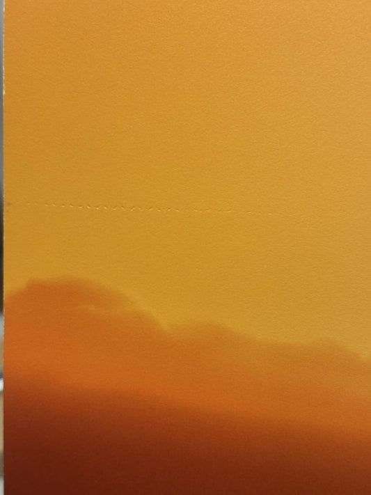 Wandbild 'Herbstlicher Altstadtblick mit Petrikirche' 75x50cm auf 5mm Forex - B-Ware