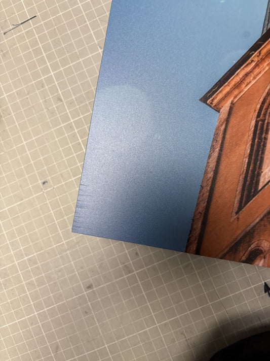 Wandbild 'Petrikirche' 45x45cm auf 5mm Forex - B-Ware