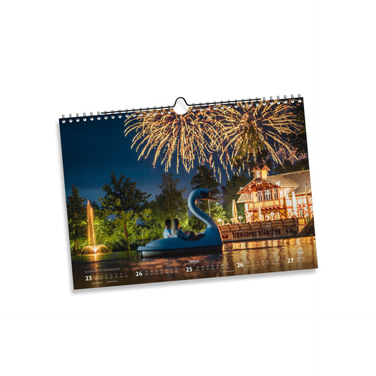 Bergstadtkalender 2026 - Wandkalender DIN A4 Querformat