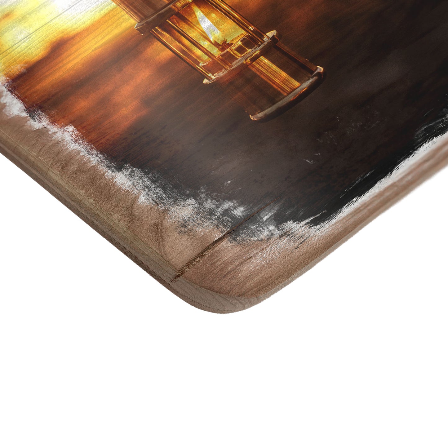 Wandbild 'Grubenlampe Sonnenuntergang'