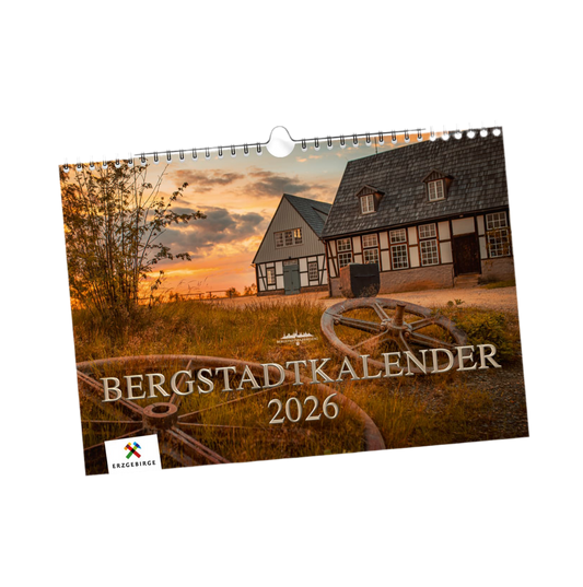 Bergstadtkalender 2026 - Wandkalender DIN A4 Querformat