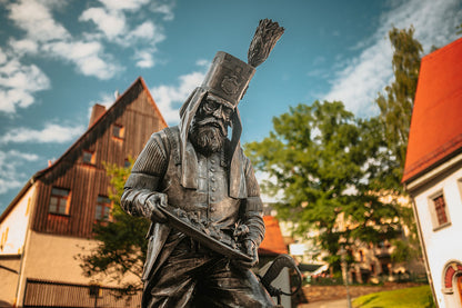 Wandbild 'Bergmann am Schüppchenberg'