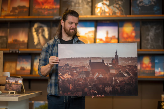 Wandbild 'Dom in kälteren Jahreszeiten' 75x50cm auf 5mm Forex - B-Ware