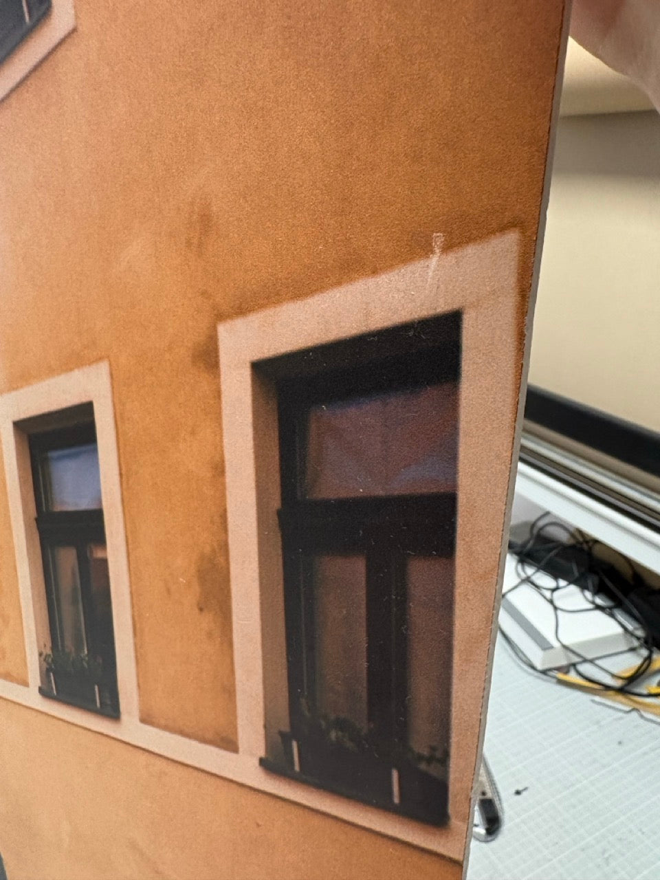 Wandbild 'Fortunabrunnen Petersstraße' 90x60cm auf 5mm Forex - B-Ware