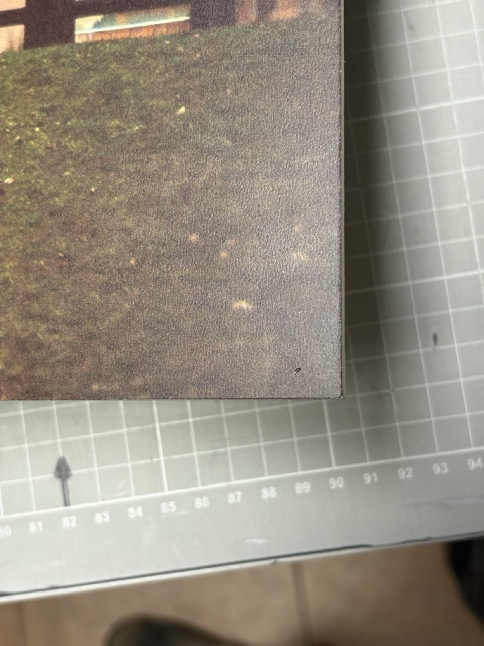 Wandbild 'Porzeline und Erzwäsche Freiberg' 90x60cm auf 5mm Forex - B-Ware