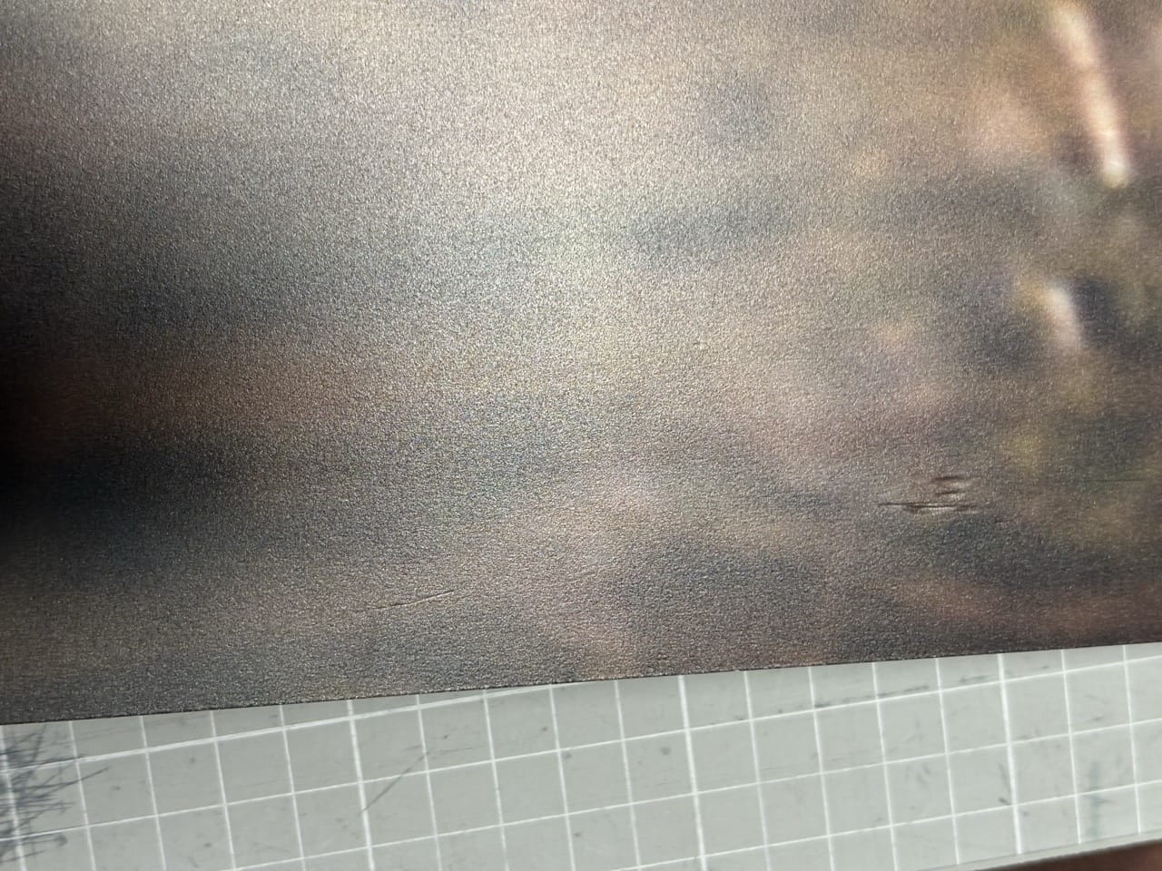 Wandbild 'Landratsamt mit Sonnenuntergang' 80x50cm auf 3mm Forex - B-Ware