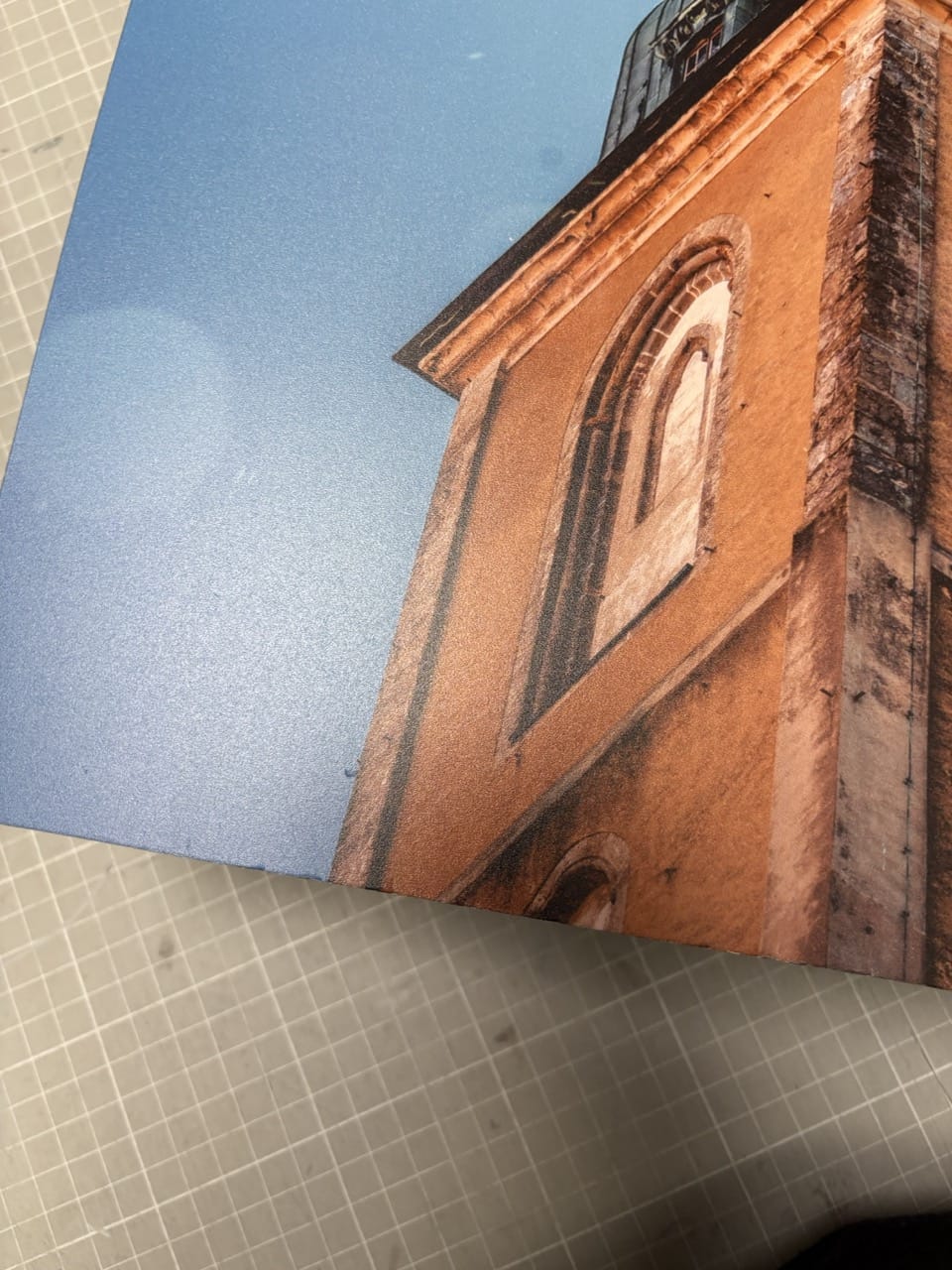 Wandbild 'Petrikirche' 45x45cm auf 5mm Forex - B-Ware