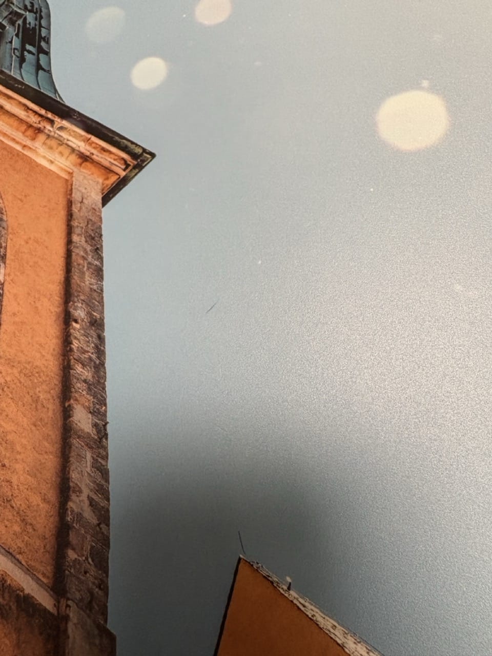 Wandbild 'Petrikirche' 45x45cm auf 5mm Forex - B-Ware