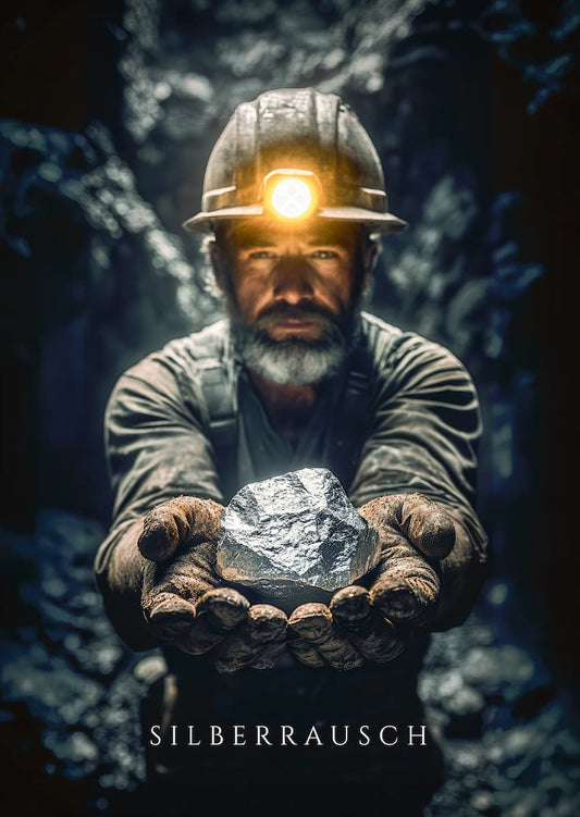 Wandbild 'Bergmann Silberrausch'