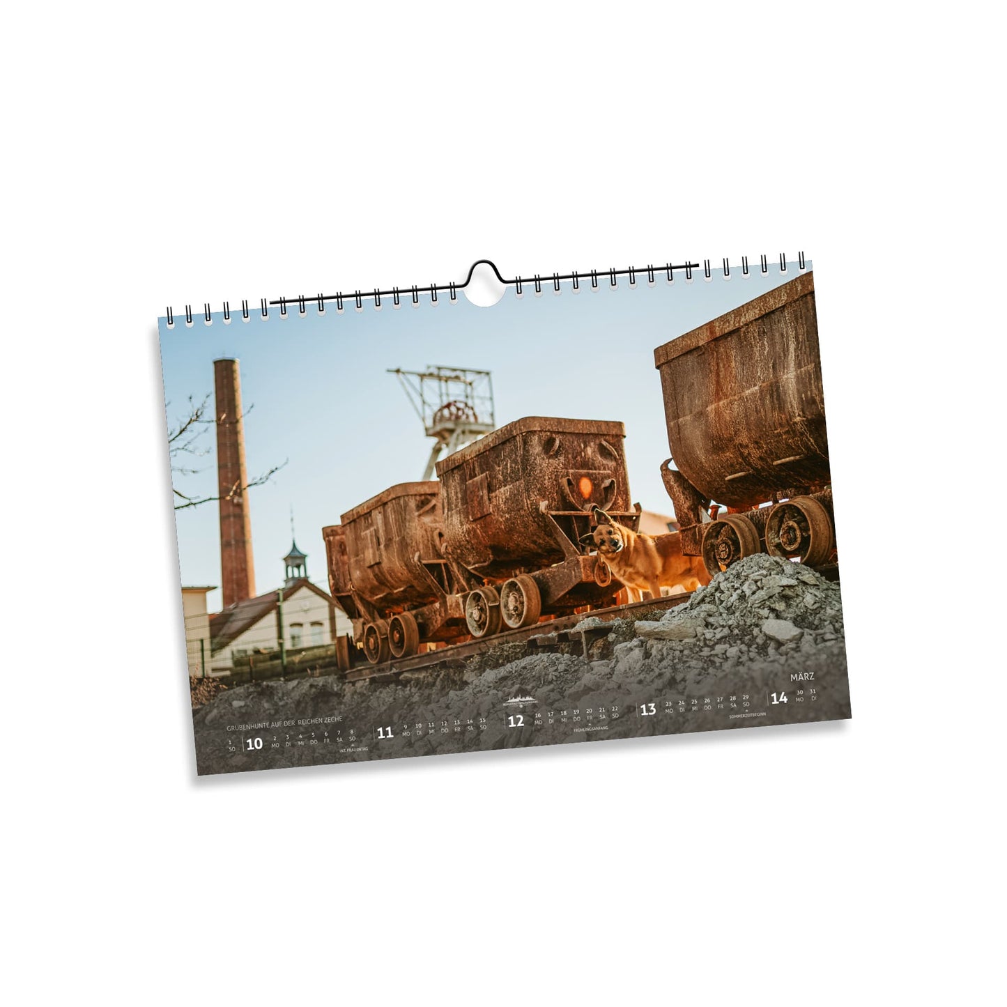 Bergstadtkalender 2026 - Wandkalender DIN A4 Querformat