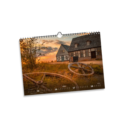Bergstadtkalender 2026 - Wandkalender DIN A4 Querformat