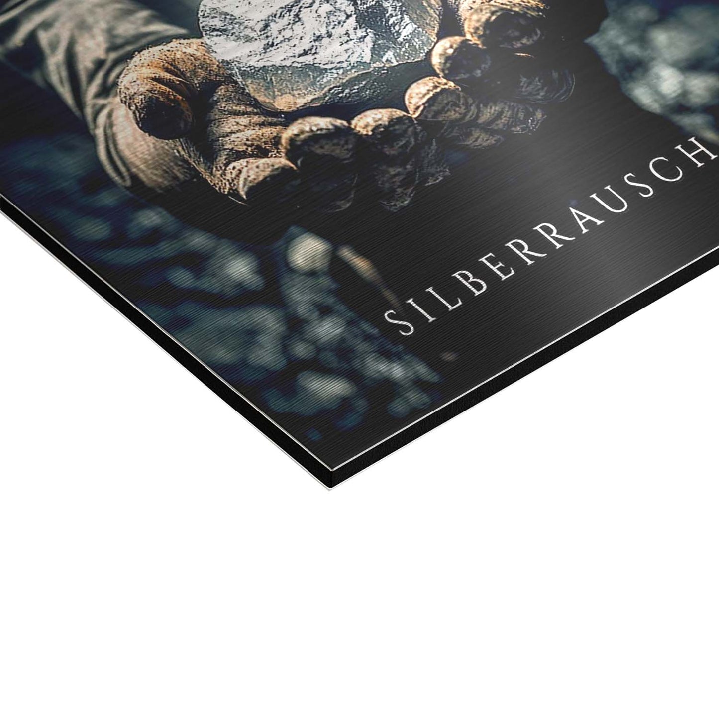 Wandbild 'Bergmann Silberrausch'