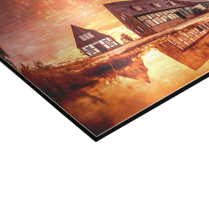 Wandbild 'Pfütze - Alte Elisabeth'