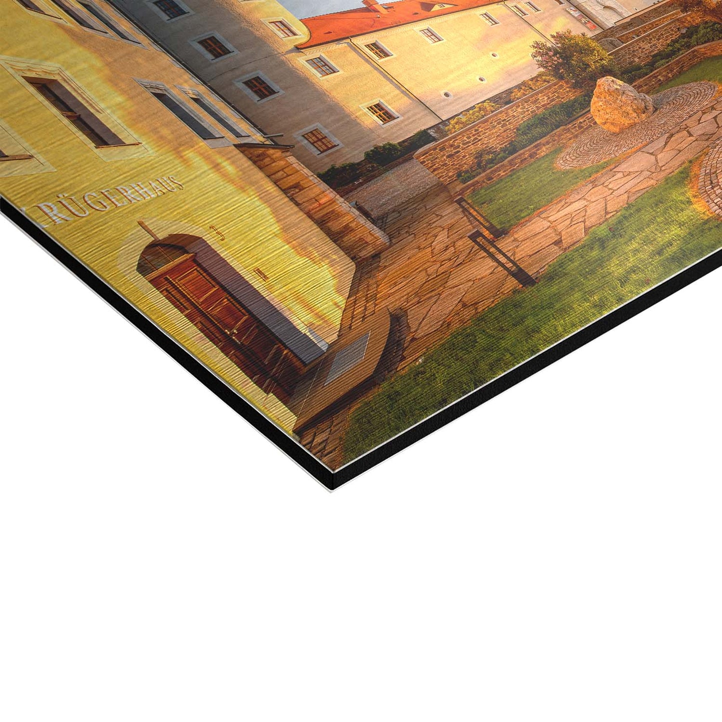 Wandbild 'Schloßplatz Sonnenaufgang'