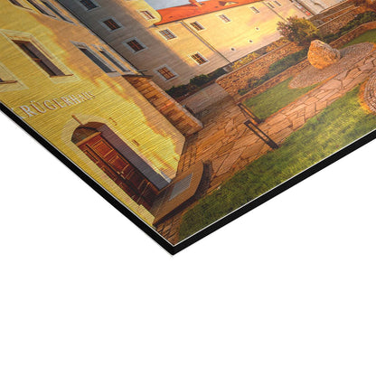 Wandbild 'Schloßplatz Sonnenaufgang'