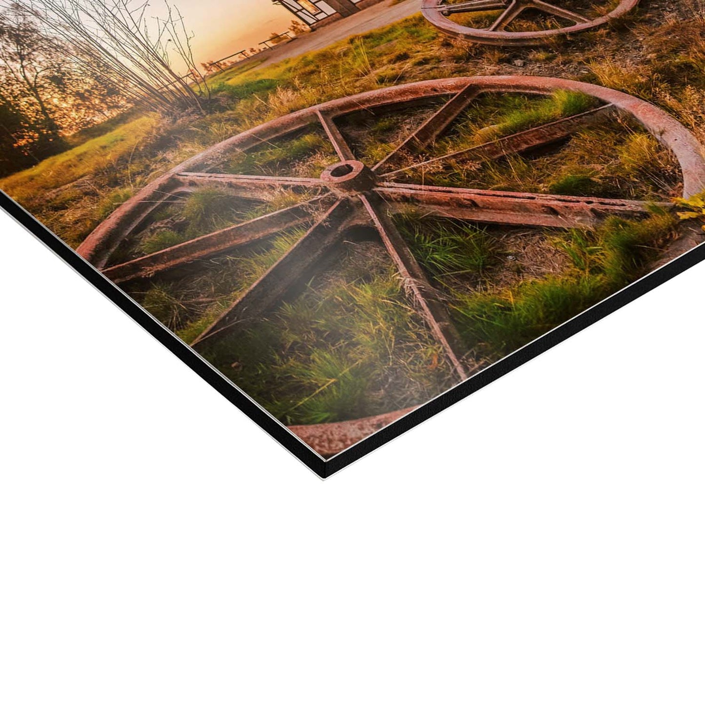 Wandbild 'Alte Elisabeth Seilscheiben'