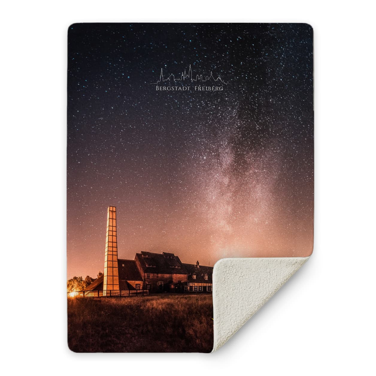 Kuscheldecke 'Alte Elisabeth - Milchstraße'