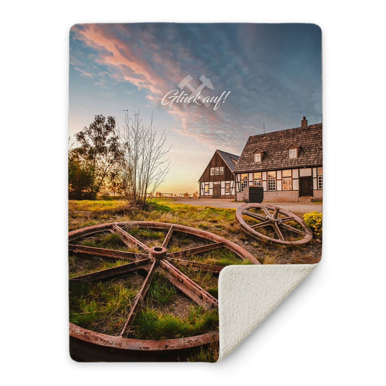 Kuscheldecke 'Seilscheiben - Alte Elisabeth'