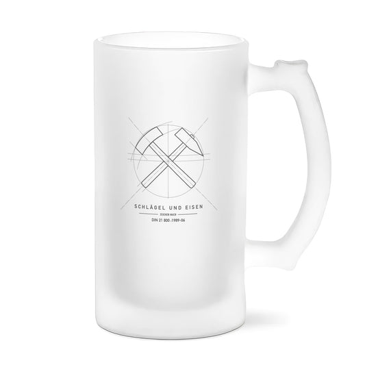 Bierkrug satiniert 470 ml Freiberg