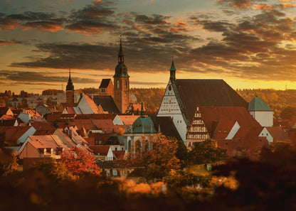 Motiv 01 im Bergstadt-Puzzle-Duo: Altstadtblick Freiberg