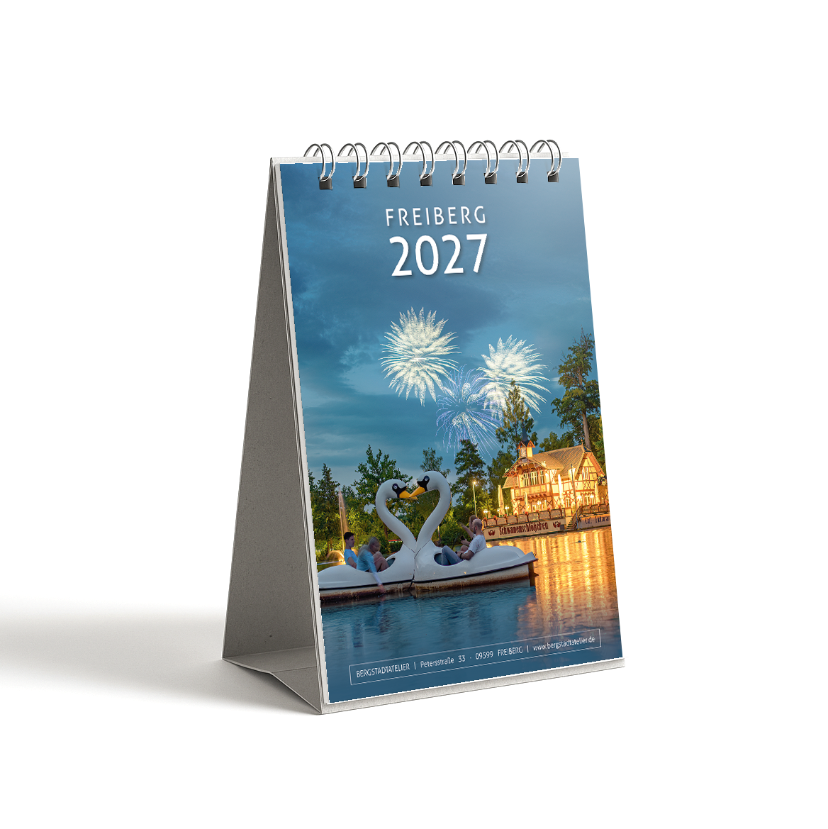 Tischkalender Freiberg 2027 DIN A6 - Titelbild