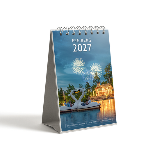 Tischkalender Freiberg 2027 DIN A6 - Titelbild
